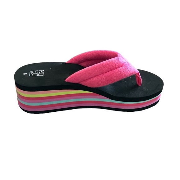 Mid-Heel Platform Wedge Sandals - Picture 5 of 8